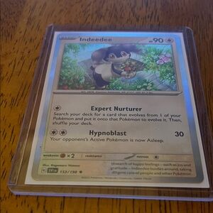 Pokemon Trading Card - Indeede rare holo card.